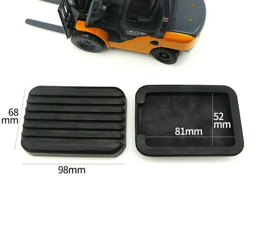 2PCS Forklift Clutch Brake Pedal Foot Pad Rubber Mat For HELI HANGCHA Machine