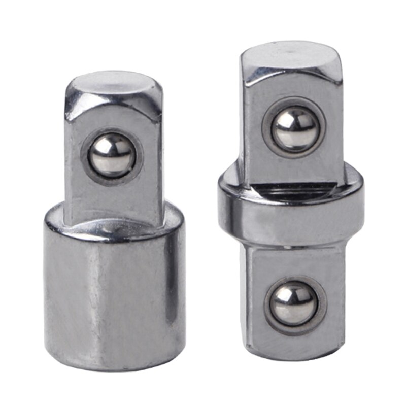 3/8" Socket Sleeve Adapter Hexagonal Connector Socket-double Head Outer Square Electric Wrench Extension Rod Wind Batch