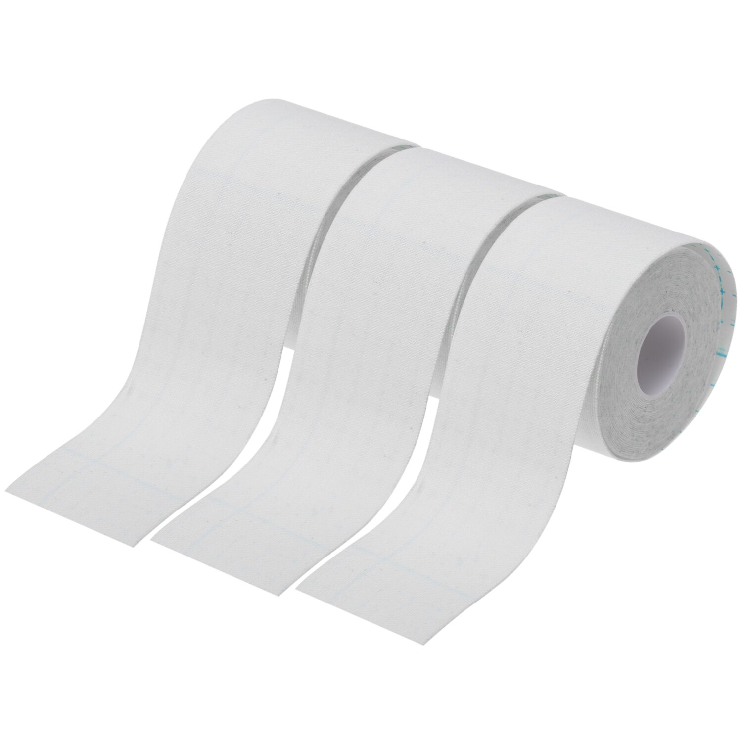 3 Packs 5 M Kinesiologie Tape Atletische Spier Bandage Therapeutische Sport Tapes Knie Schouder Elleboog Elastische Sport Bandage Spier: White