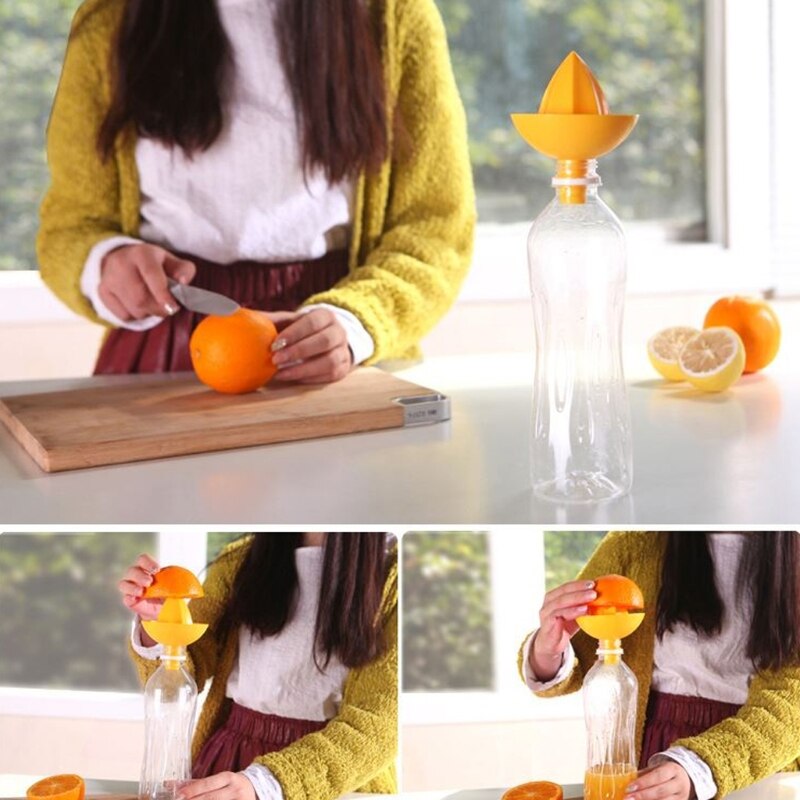 Mini Lemon Squeezer Juicer Manual Fresh Citrus Orange Lemon Hand Press Juicer