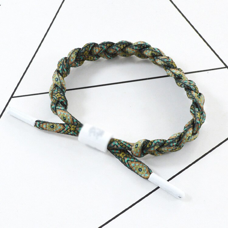 Simple Exquisite Hand Knitted Shoelace Bracelet All-matching Geometry Various Colours Little Lion Bracelet: 06