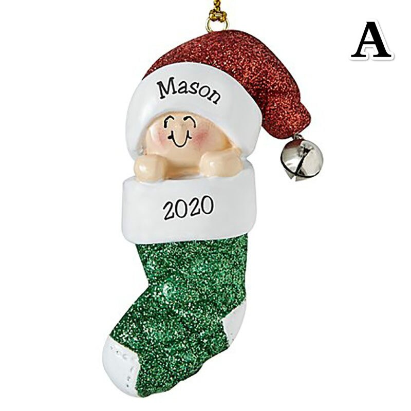 Kerst Ornament Diy Naam Zegen Kerstman Hanger Kerstboom Decor: A