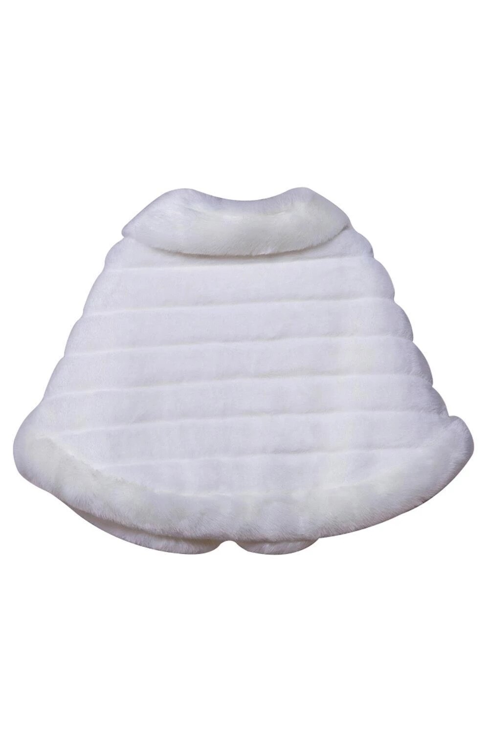 Vita kvinnor bröllop bolero fuskpäls brudomlottklänning sjal jacka stal cape kappa kort kappa bröllopstillbehör