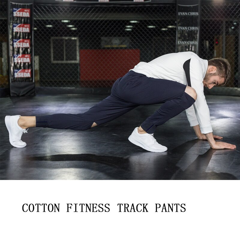 Hole motion pants men's bodybuilding clothing Pantalon men's jogger fitness bodybuilding casual stretch pants