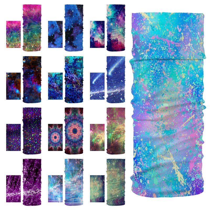 Écharpes en Polyester coloré équitation Camping guêtres de cou escalade écharpe hommes accessoire cheveux pour femme en plein air randonnée pêche cyclisme Bandanas
