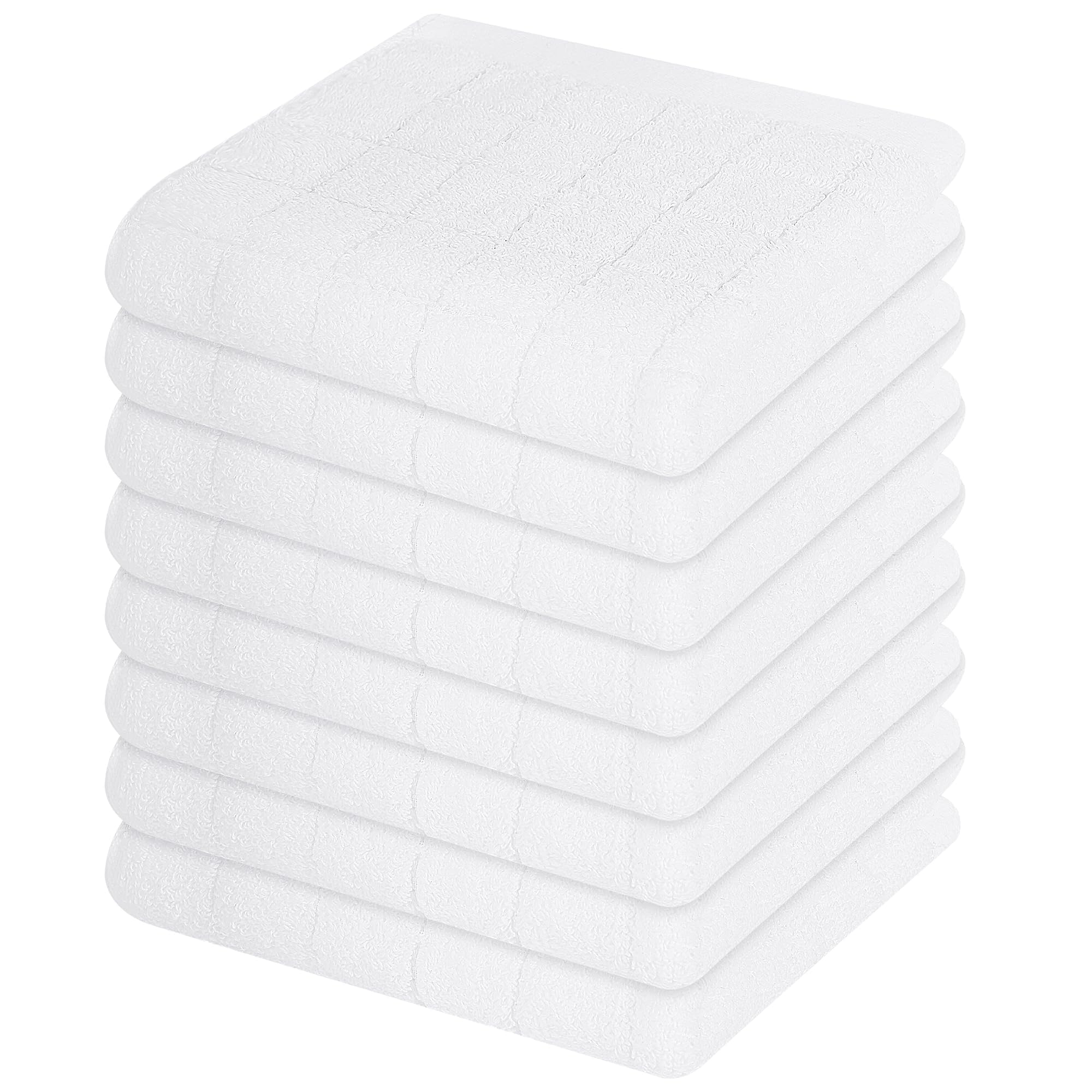 Olanly-toalla de cocina 100% de algodón, paño de limpieza del hogar súper suave y absorbente, trapos para platos diarios reutilizables, paño grueso para platos: Rojo / 15 ud
