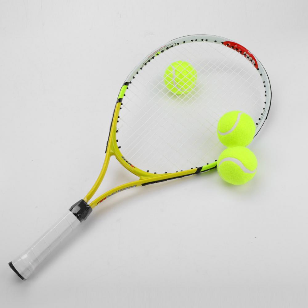 3Pcs Rubber Tennis Ball High Resilience Durable Tennis Practice Ball for School Club Competition Training Exercises