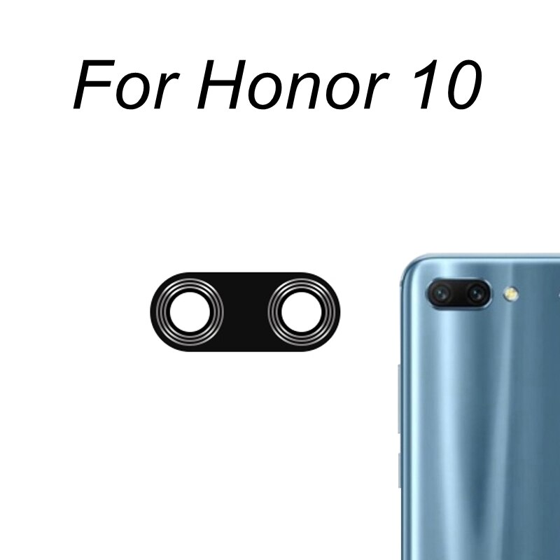 Tylna kamera szklany obiektyw dla Huawei Honor 9 9i 9N 9X 9S 9C 9A Pro 10 20 30 50 60 Pro 10X Lite 8X X8 części zamienne: Honor 10