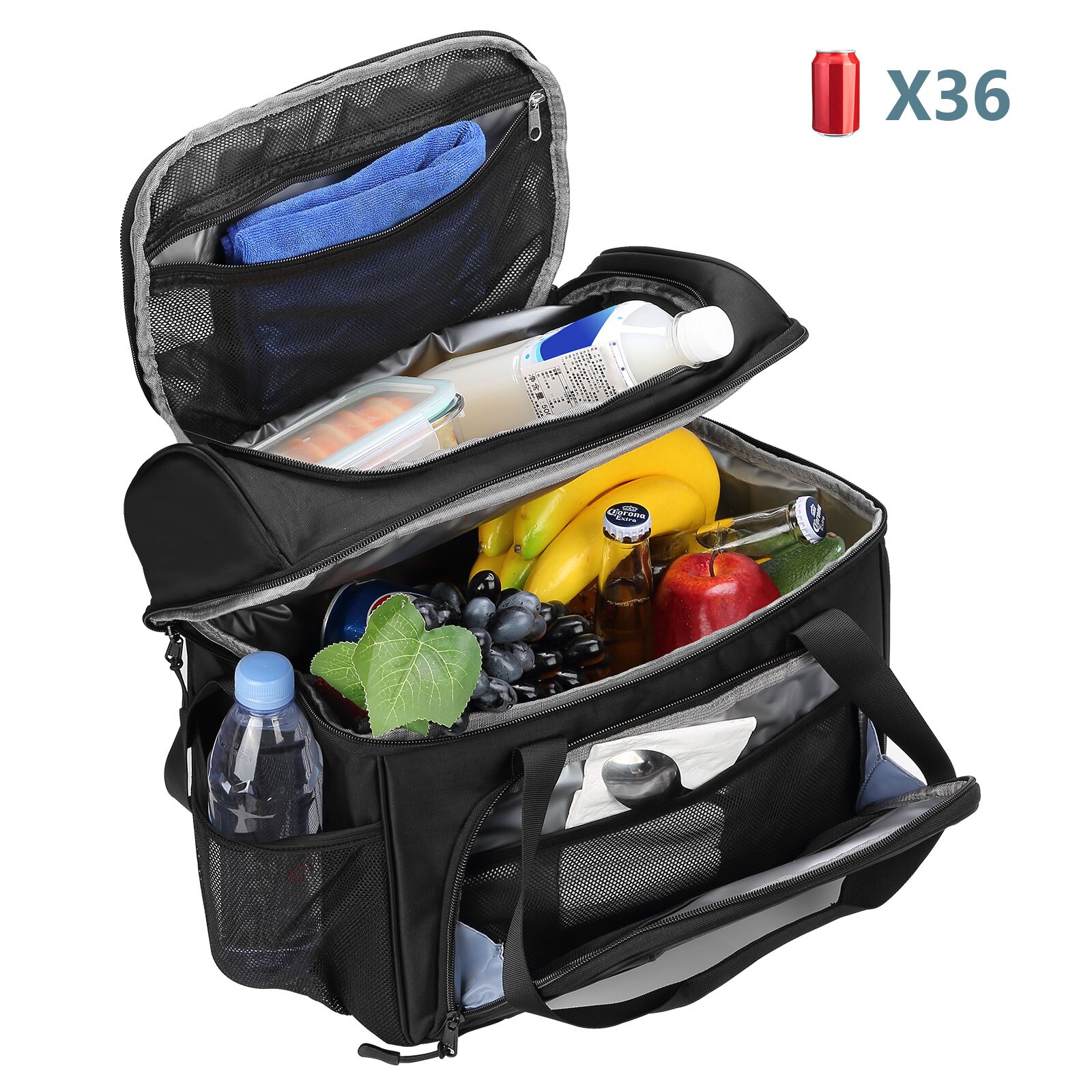 23L Lunch Cooler Bag Insulation Picnic Ice Pack Food Thermal Bag Drink Carrier Insulated Bags Food shoulder Bag