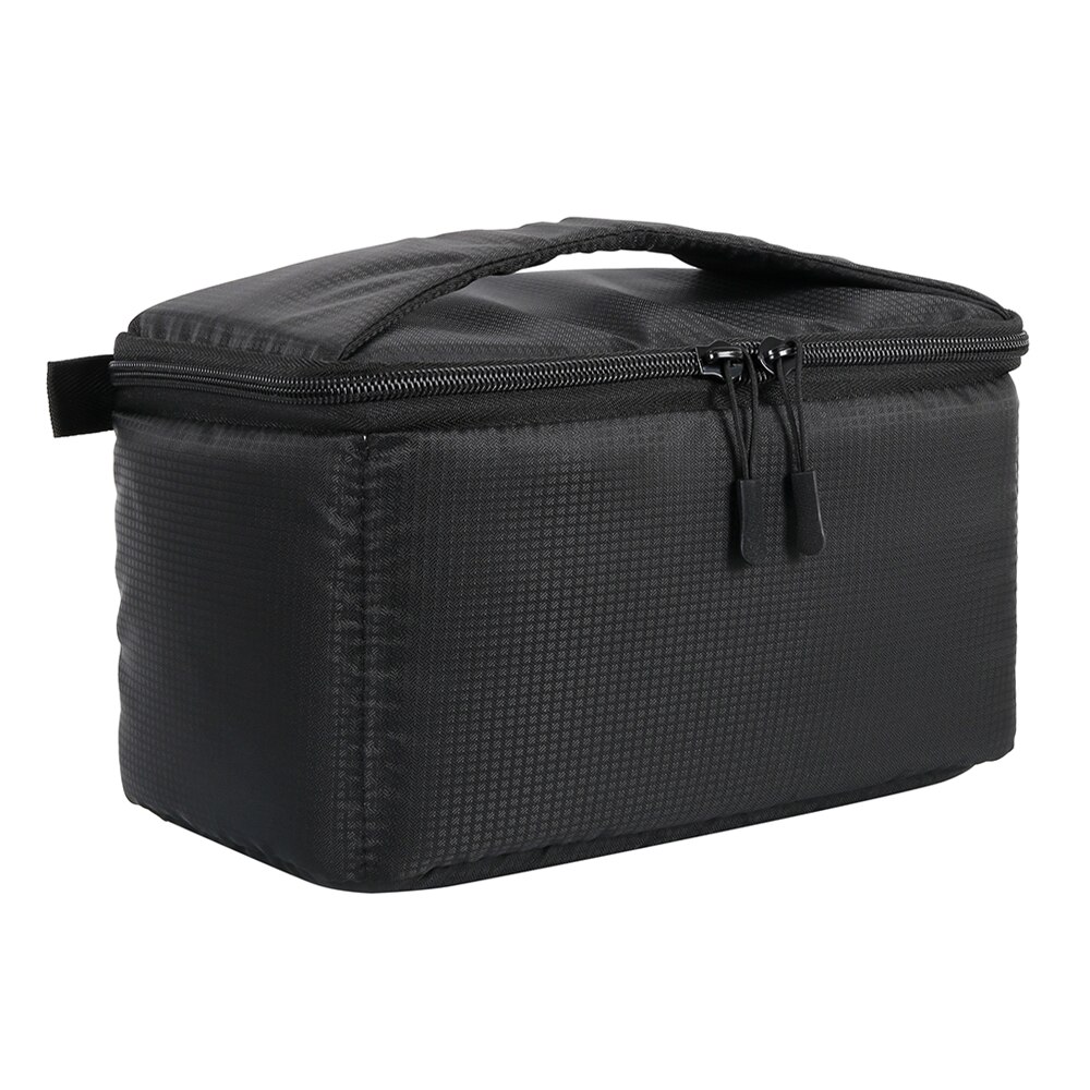 Funda impermeable para cámara fotográfica, bolso multifuncional para cámara de vídeo Digital DSLR, para fotos al aire libre, Nikon Canon: black M 14x26x15cm