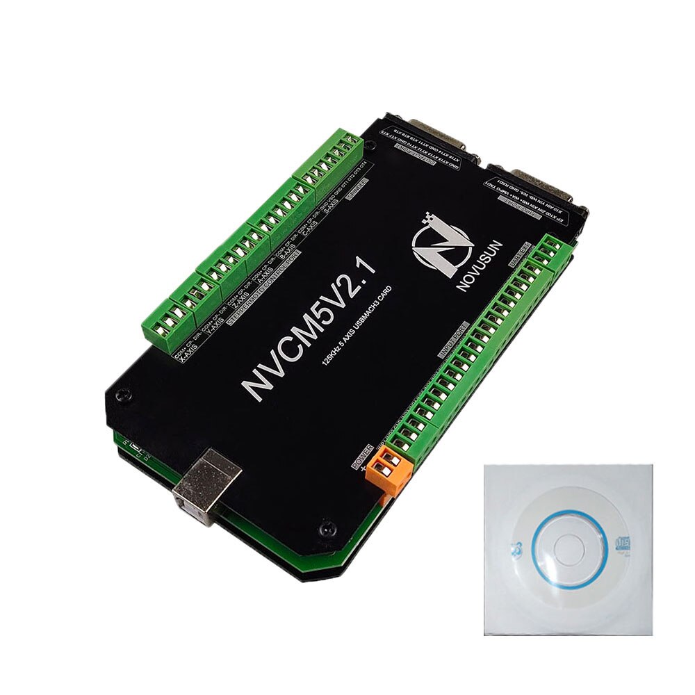 NVCM Mach3 USB interface cnc motion controller nvcm 3 axis 4 axis 5 axis 6 axis cnc motion control card metal case does not heat