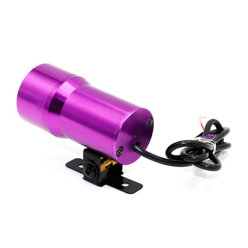 AU04-modyfikacja wakuometr samochodowy przydymione soczewki czerwony doprowadziło mini cyfrowy miernik doładowania bar fioletowy 37mm