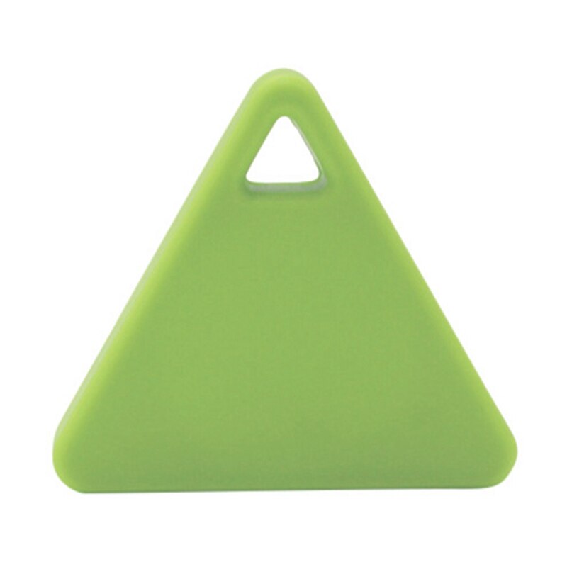 triángulo Pet Bluetooth dispositivo antipérdida teléfono móvil Bluetooth seguimiento de objetos buscador de llaves Anti-Pérdida alarma bidireccional: green