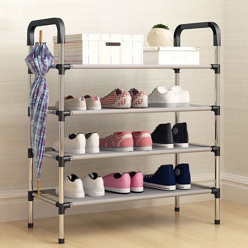 Skohylle skap arrangør holder 3/4/5 etterslep montere sko hylle hjem stue møbler stativer sko henger arrangører