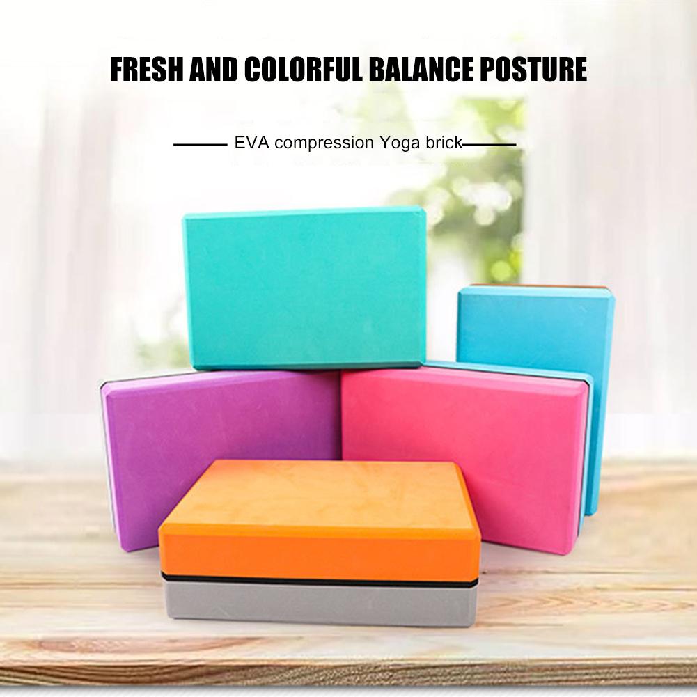EVA Yoga Block Waterproof Pilates Yoga Brick Sports Anti-slip Foam Block Exercise Aid Prop Health Training for women
