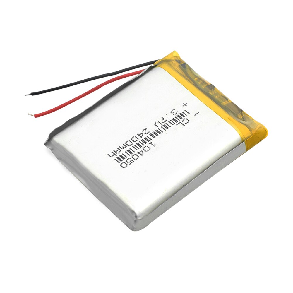 4Pcs Rechargeable 3.7V 2400mAh Li-Po Battery 104050 Lithium Polymer Battery Li-Po li ion Lipo cells For GPS MP3 MP4 PDA Camera