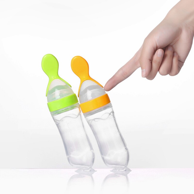 Kinderen Zachte Hoofd Soep Mok Fles Lepel Servies Silicagel Lepel Vork Voeden Bestek Baby Dingen Babyvoeding Mok