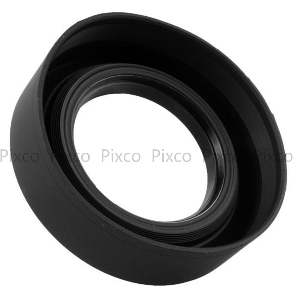 Pixo pour Canon Nikon caméra 58mm 3 in1 58mm 3 étapes effondrement caoutchouc objectif pour Canon Nikon appareil photo