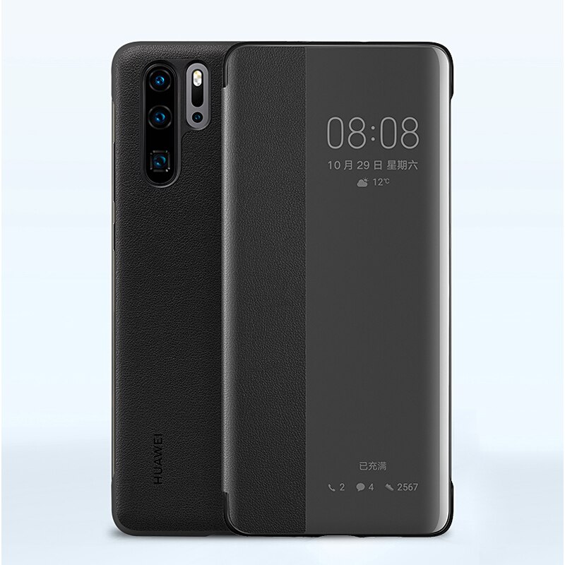 Huawei Original Smart View Flip Cover Case Housing For Huawei P30 Huawei P30 Pro Sleeps Function Protective Case