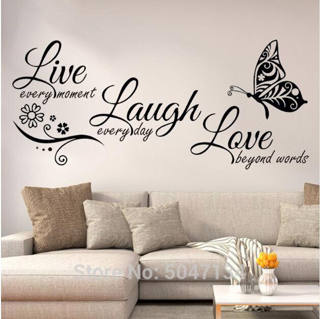 Inspirational Quotes Wall Art Bedroom Decorative Stickers DIY Home Decals Mural Art Poster Vinyl Paper Wallpaper Decor: 178