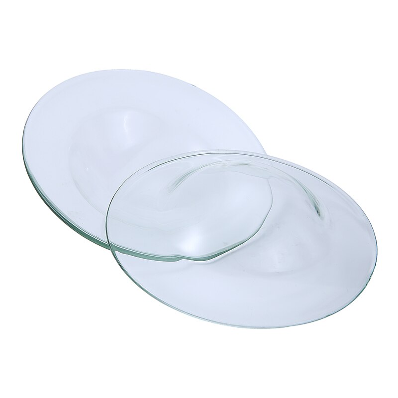 2 pièces bougie faisant cire bol chauffant Kits rond remplacement brûleur à huile verre clair plat cire fondre bol plaque 12cm