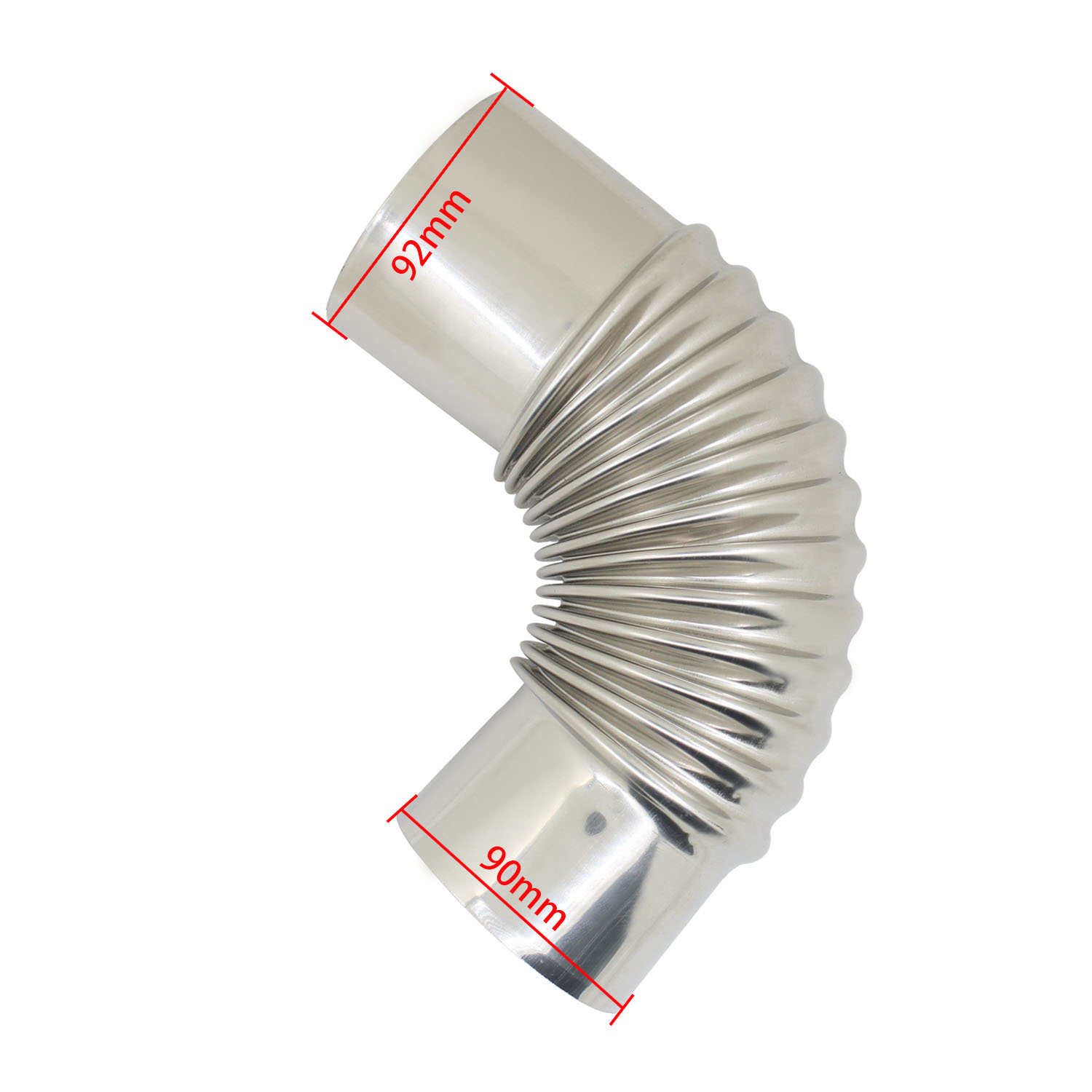 Wood Stove Smoke Pipe Elbow Heating Stove Flue Exhaust Pipe Chimney: G