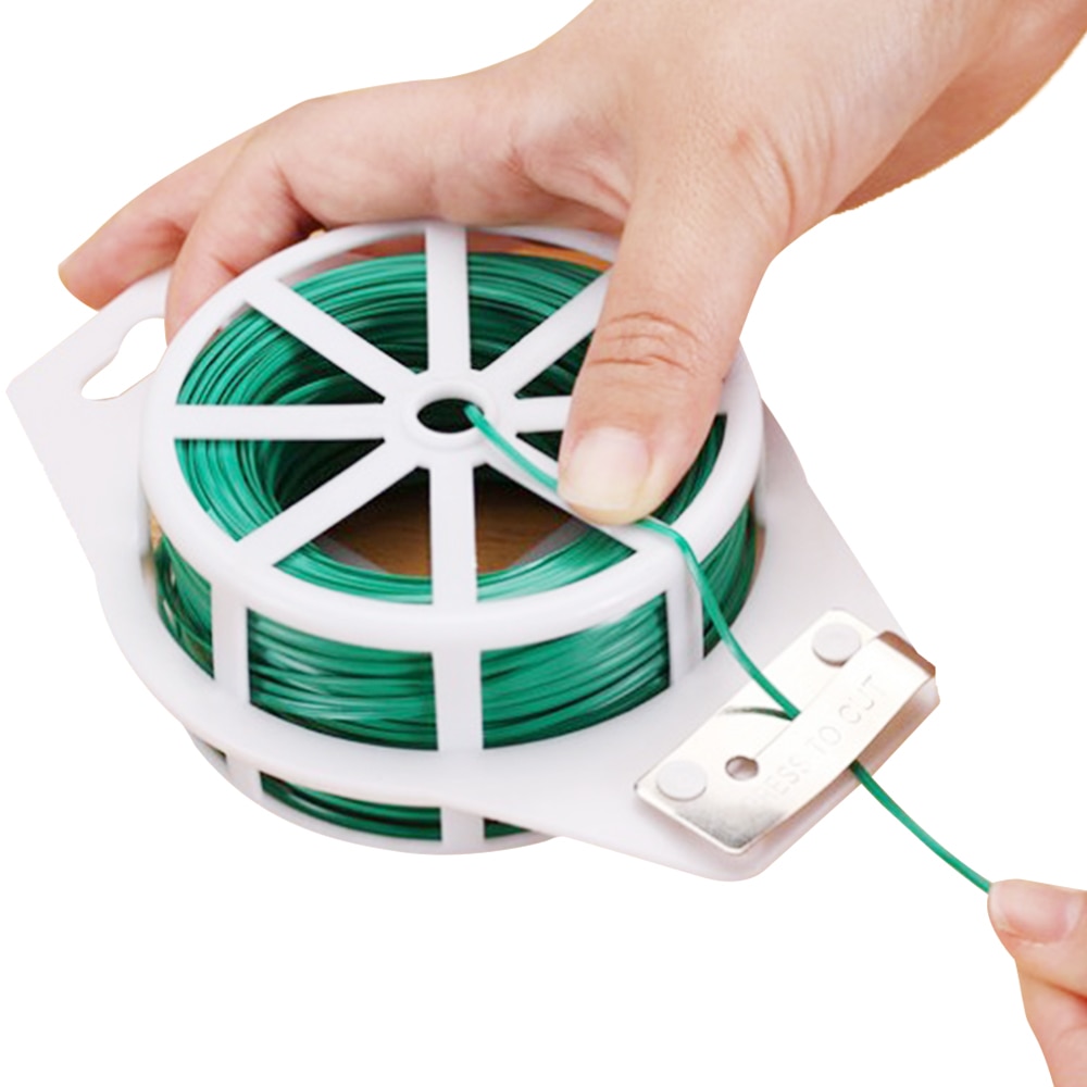 Abraçadeiras de nylon para o jardim e a flor, 20-100m, fio do poder, vegetal, videira, planta de escalada, plantas do apoio, laço