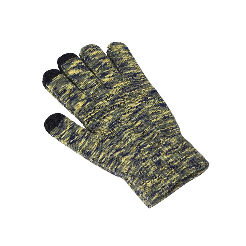 Winter Hat Scarf Gloves Set Solid Color Women Men Beanie Hats Warm Outdoor Knit Windproof Hat Hedging Cap With Lining Hats Bonet: Gloves B