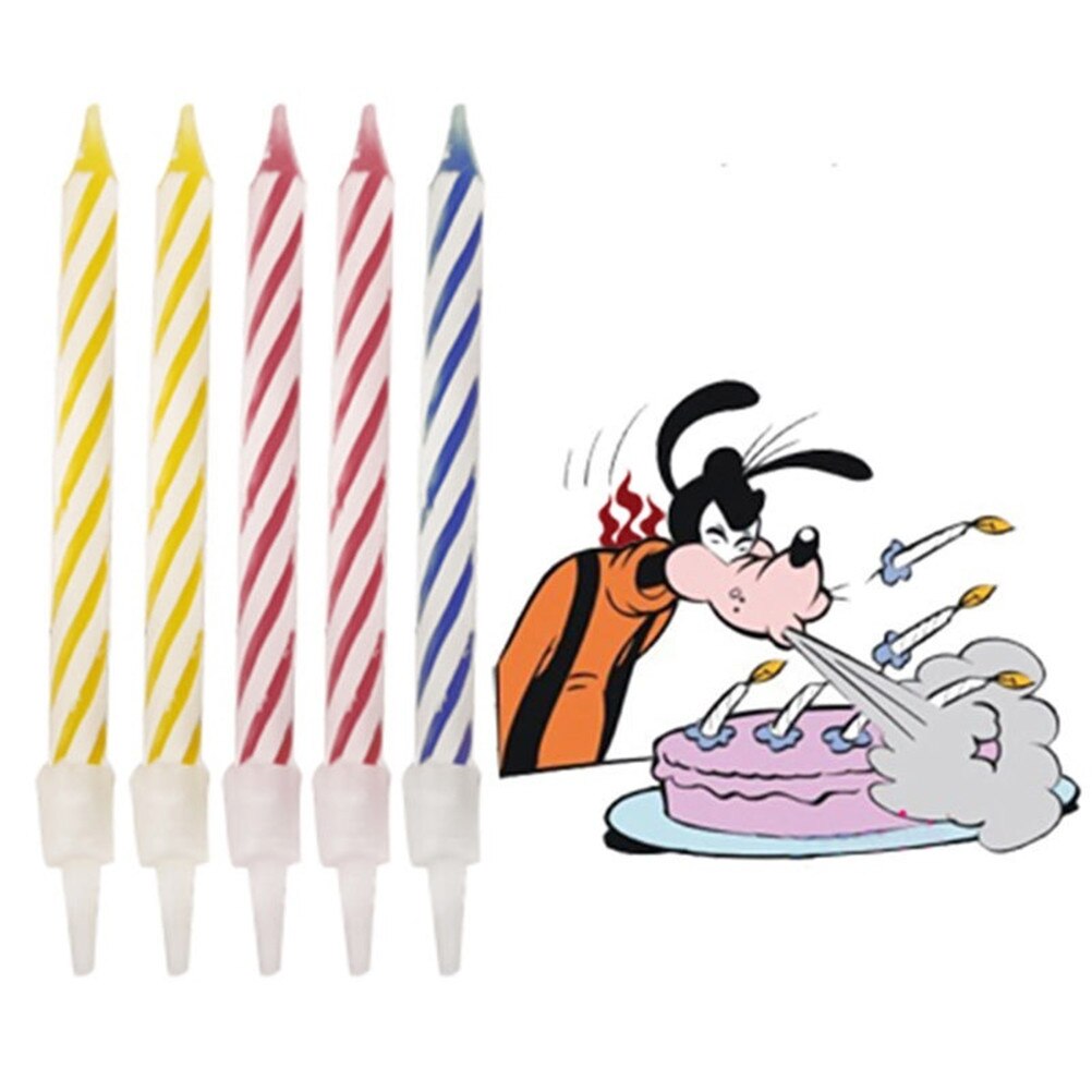 10PCS Magic Props Candles Birthday Party Invincible Candle Magic Props Relighting Candles Christmas Party Trick Funny Candle