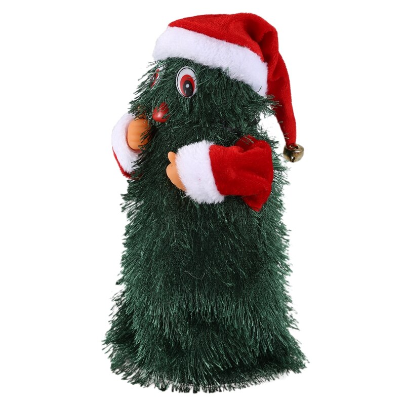Duurzaam Kerstman Opknoping Decoratie Ornamenten Elektrische Draaien 360 Graden Mooie Kerstboom Grappige Nieuwjaar Kids Par