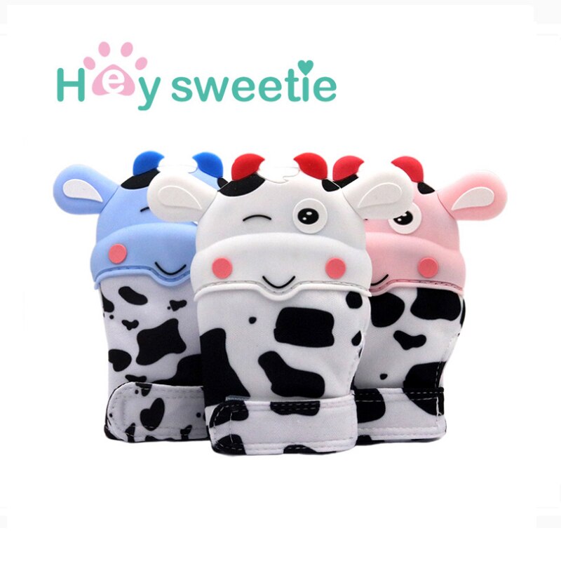 Baby Tanden Handschoenen Anti-Bite Baby Speelgoed Kauwt Baby Bijtring Food Grade Siliconen Bijtring Melktanden Handschoenen