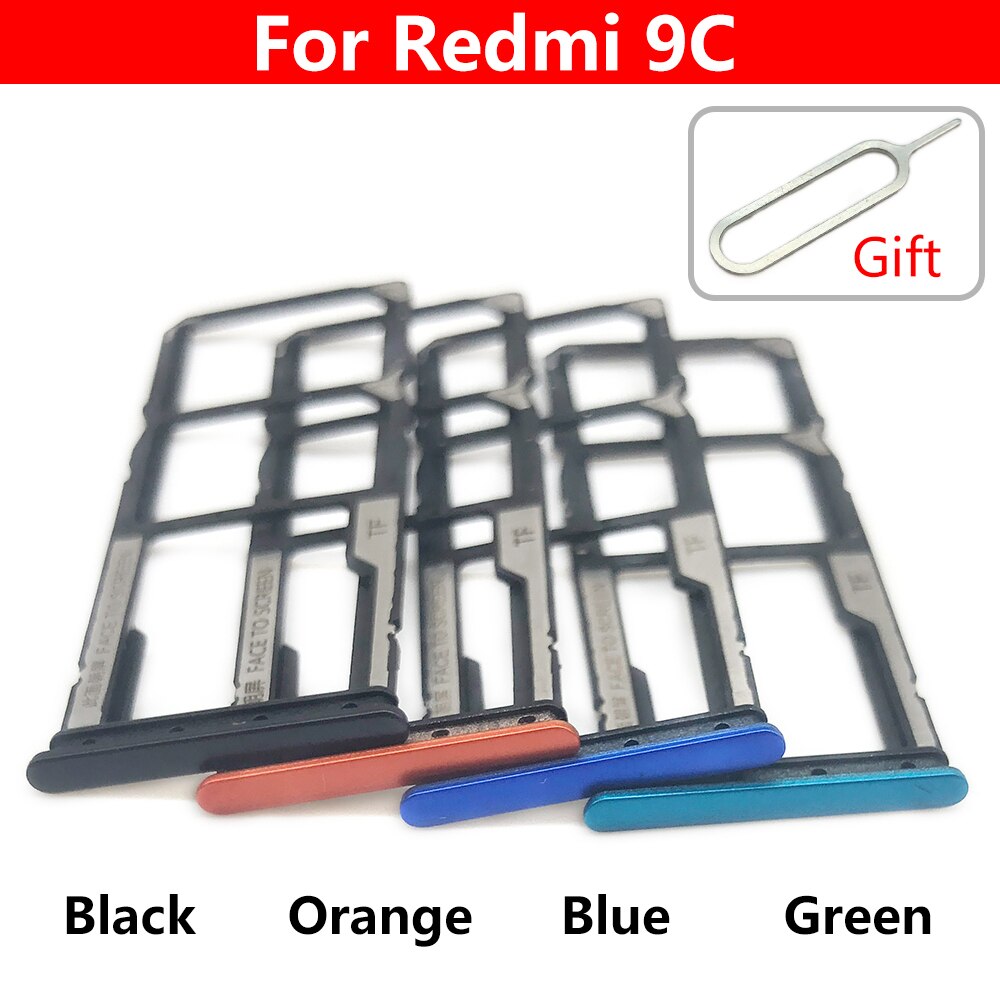 Micro Nano Sim Card Holder Tray Slot Houder Adapter Socket Voor Xiaomi Redmi 9A 9C 9T Vervangende Onderdelen