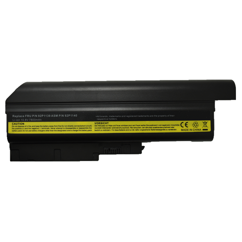 HSW laptop Battery for IBM Lenovo ThinkPad R60 R60e T60 T60p R500 battery T500 W500 SL400 SL500 SL300 40Y6799,40Y6795 battery