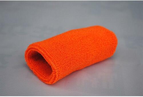 15cm basketball gym unisex sports cotton sweat with soft and comfortable wristband: Orange