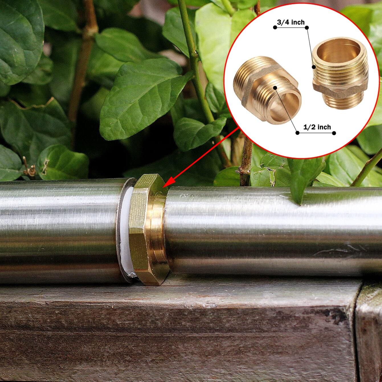 Raccords d'arrosage goutte-à-goutte, raccords de dérivation à simple et double tuyau en té barbelé de 1/4 pouces, connecteur de tuyau de 4/7mm, 2 pièces