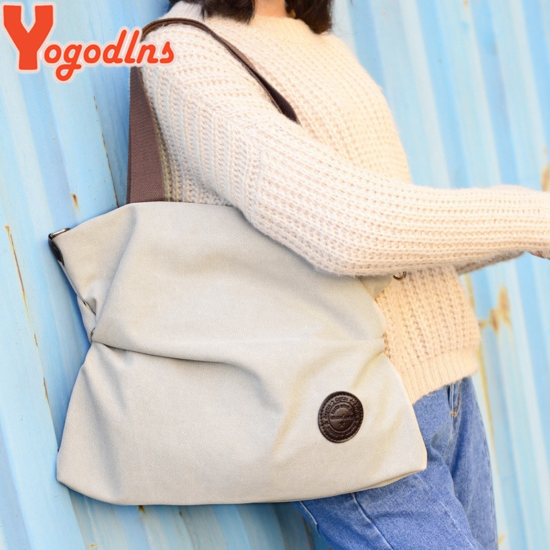 Yogodlns Vrouwen Corduroy Canvas Tote Dames Casual Schoudertas Opvouwbare Herbruikbare Boodschappentassen Strandtas Vrouwelijke Katoenen Doek Zak