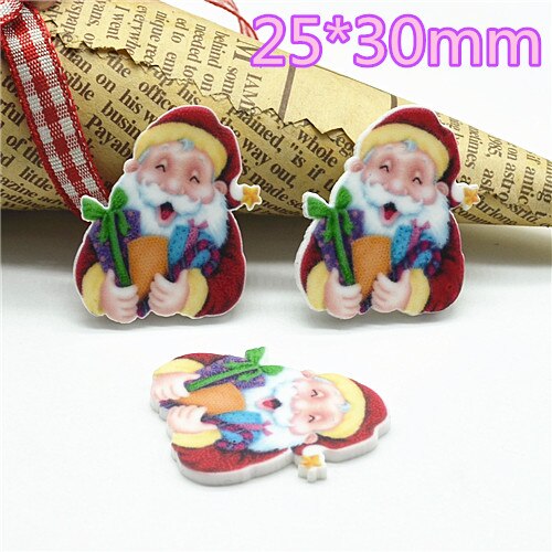 Résine planaire kawaii, arbre bonhomme de neige de noël, décoration à dos plat, charme artisanal, accessoires centraux pour cheveux, à faire soi-même, 10 pièces