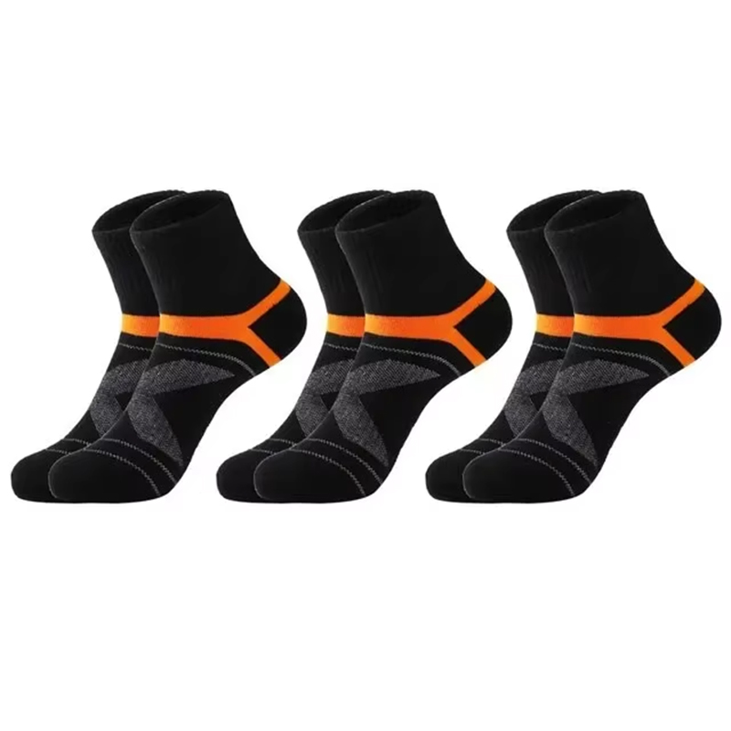 Chaussettes de dehors Noires pour Homme, Décontractées, de , Respirantes, pour Automne et Hiver, Lot de 3/5/10/20 Paires: Bleu jaune