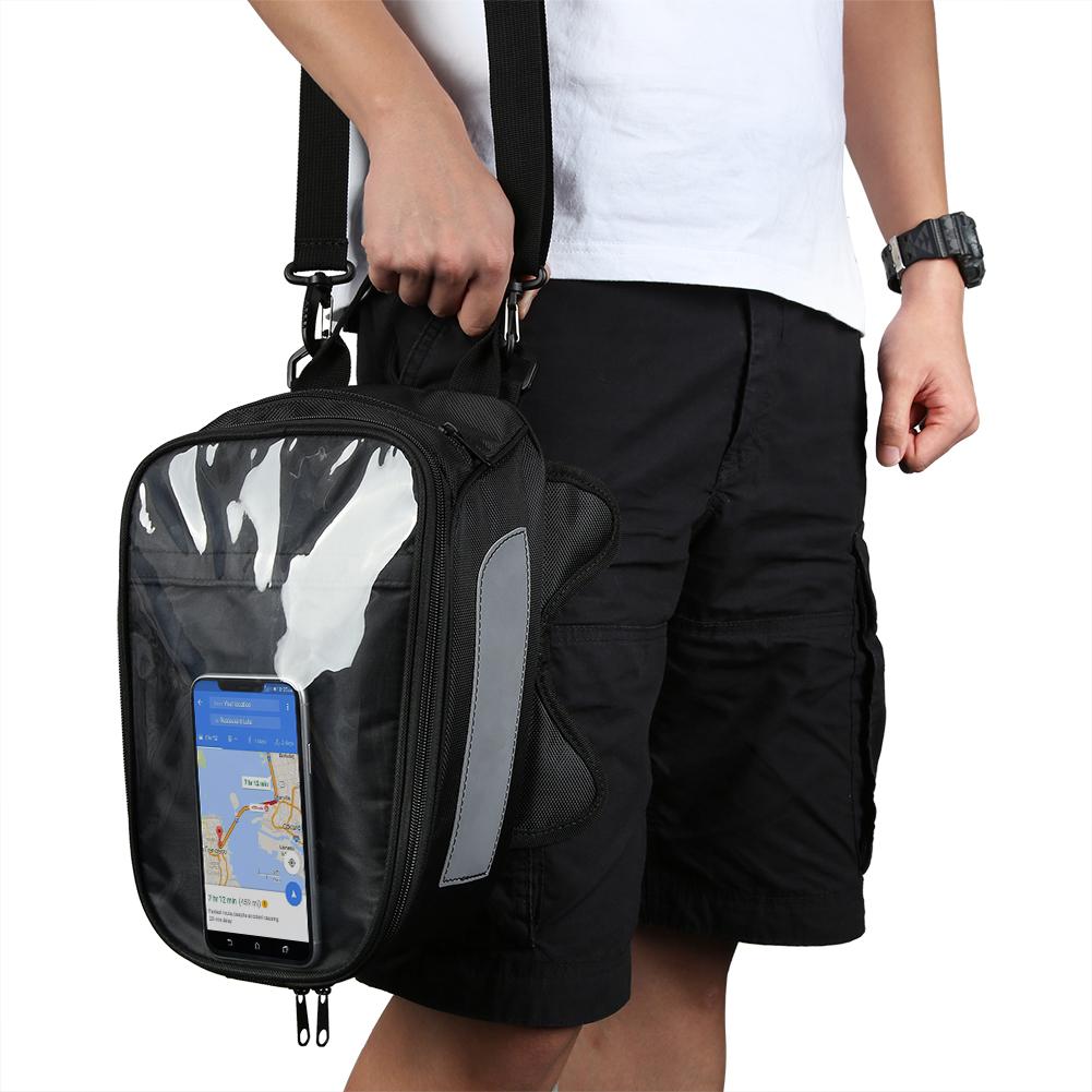 Waterproof Magnetic Motorcycle Oil Fuel Tank Storage Bag Phone Pouch Backpack
