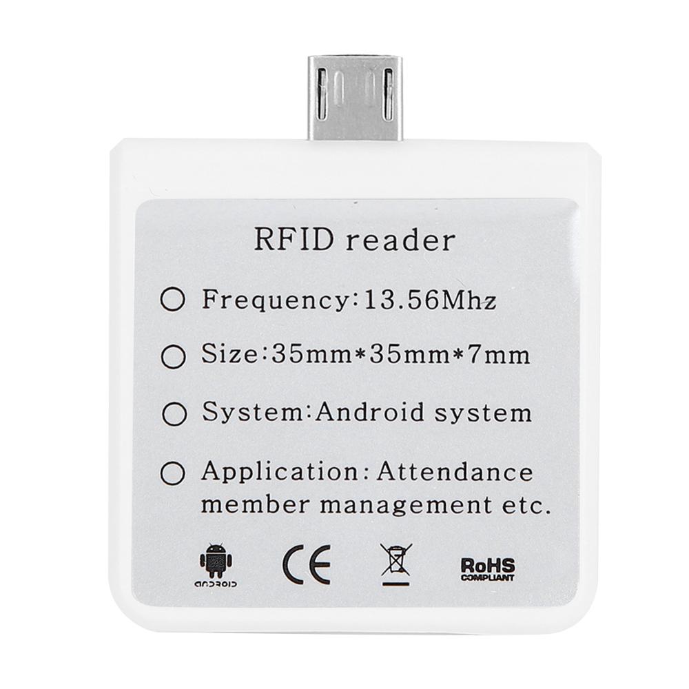 rfid copier Portable Non-Contact IC/NFC Card Reader Adapter Mobile Phone Smart Micro USB Converter rfid copier Card Reader