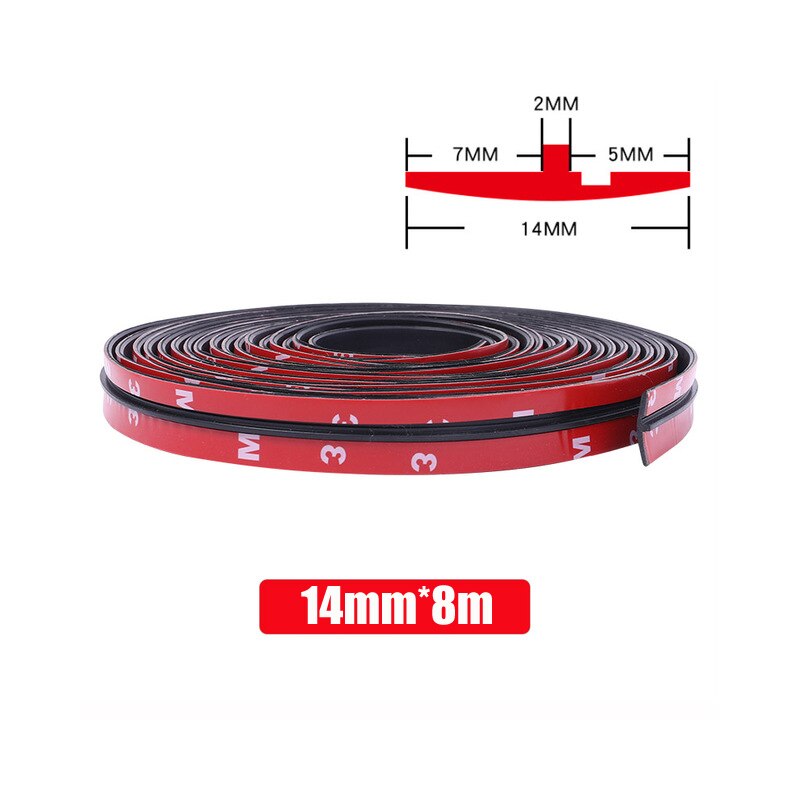 Auto raamrand voorruit dak afdichtingsstrips voor kia rio  k2 3 armsteun ceed sportage sorento cerato soul picanto optima  k3: 14 mm x 8m