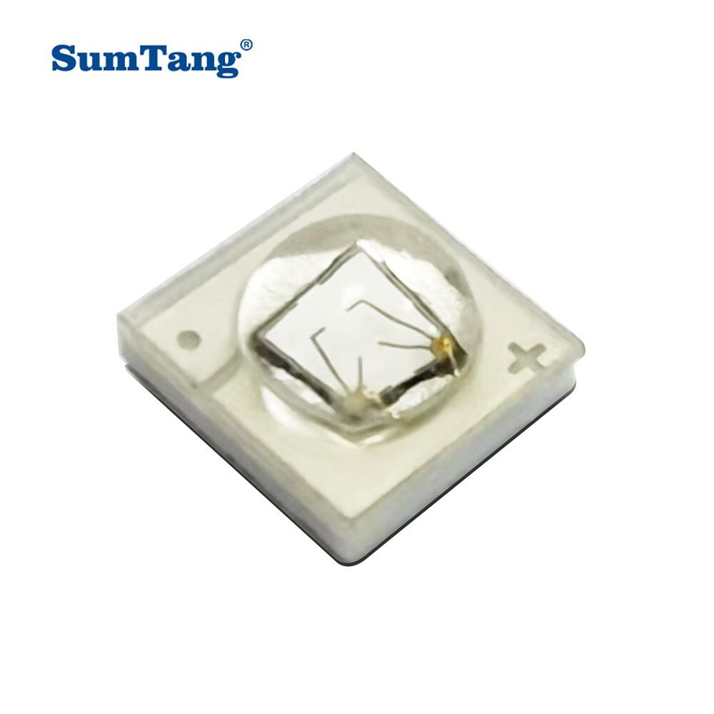50 Stks/partij Sumtang 3535 3W 395-405NM Uva Smd Led Chip Silicone Lens