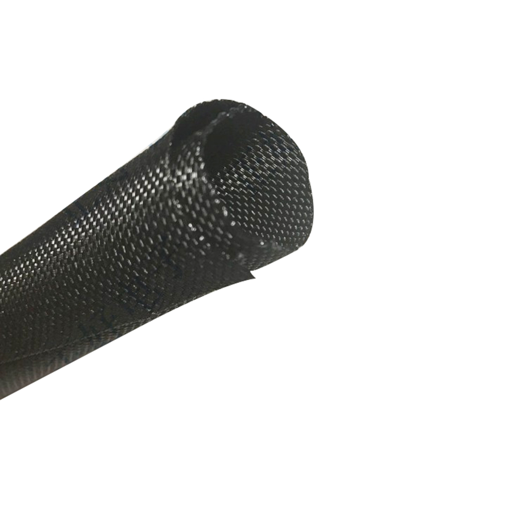 5 meter Zwart Nylon Mouwen Wrap Gevlochten Kabel Mouw 19mm 25mm 32mm 38mm 50mm Textiel algemene Draad voor Pijp Draad Bescherming