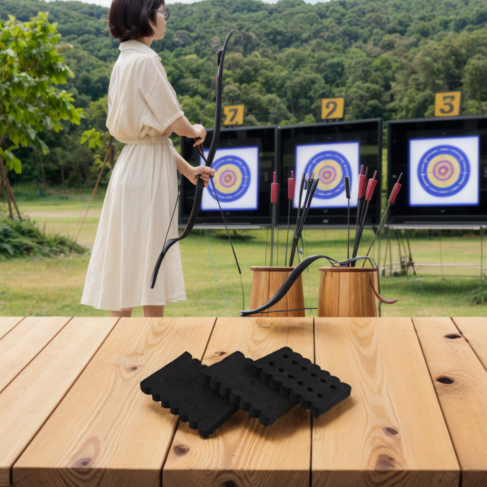 Nuolipidike nuoliteline helppokäyttöinen tehokas paikka 12 nuolelle sienimateriaalista valmistettu nuolipidike musta kannettava käytännöllinen