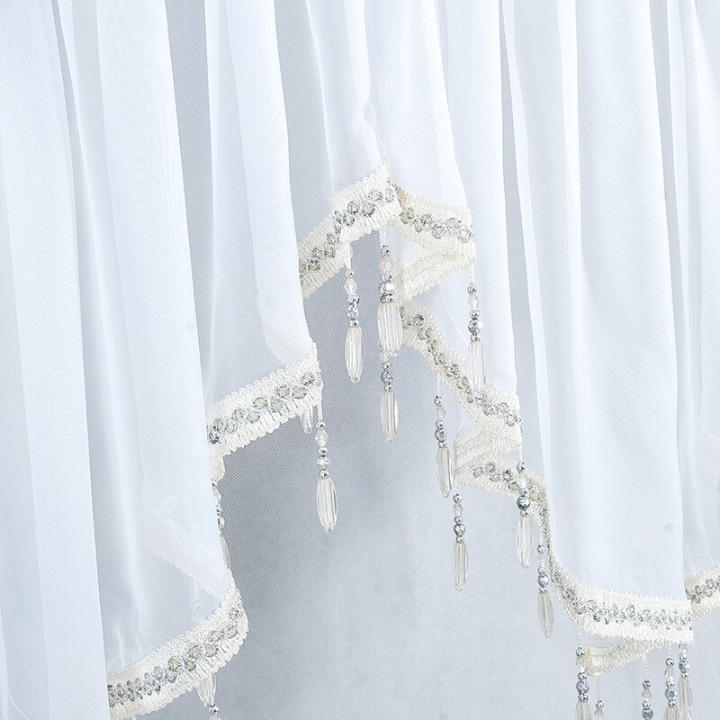 Pendant Triangular Valance Short Window Curtain Bedroom Kitchen Solid Blue Green Pink Yellow Purple White Window Valance