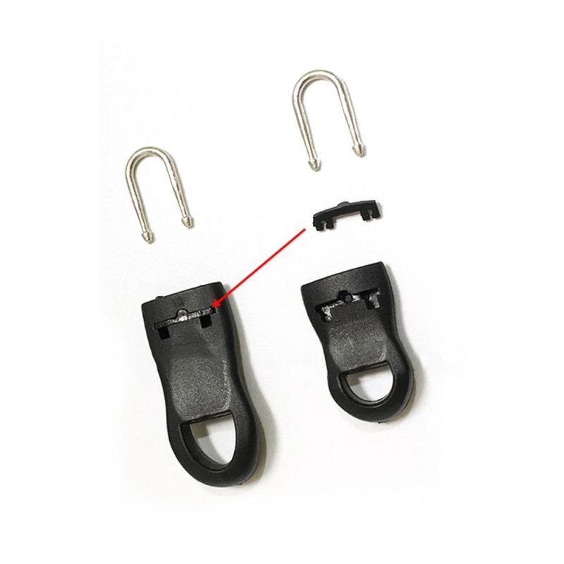 Kit de réparation de fermeture éclair, 10 pièces, remplacement universel, ensemble d'extracteur de fermeture éclair détachable, ceintures larges, taille élastique, fermetures éclair, vêtements de couture