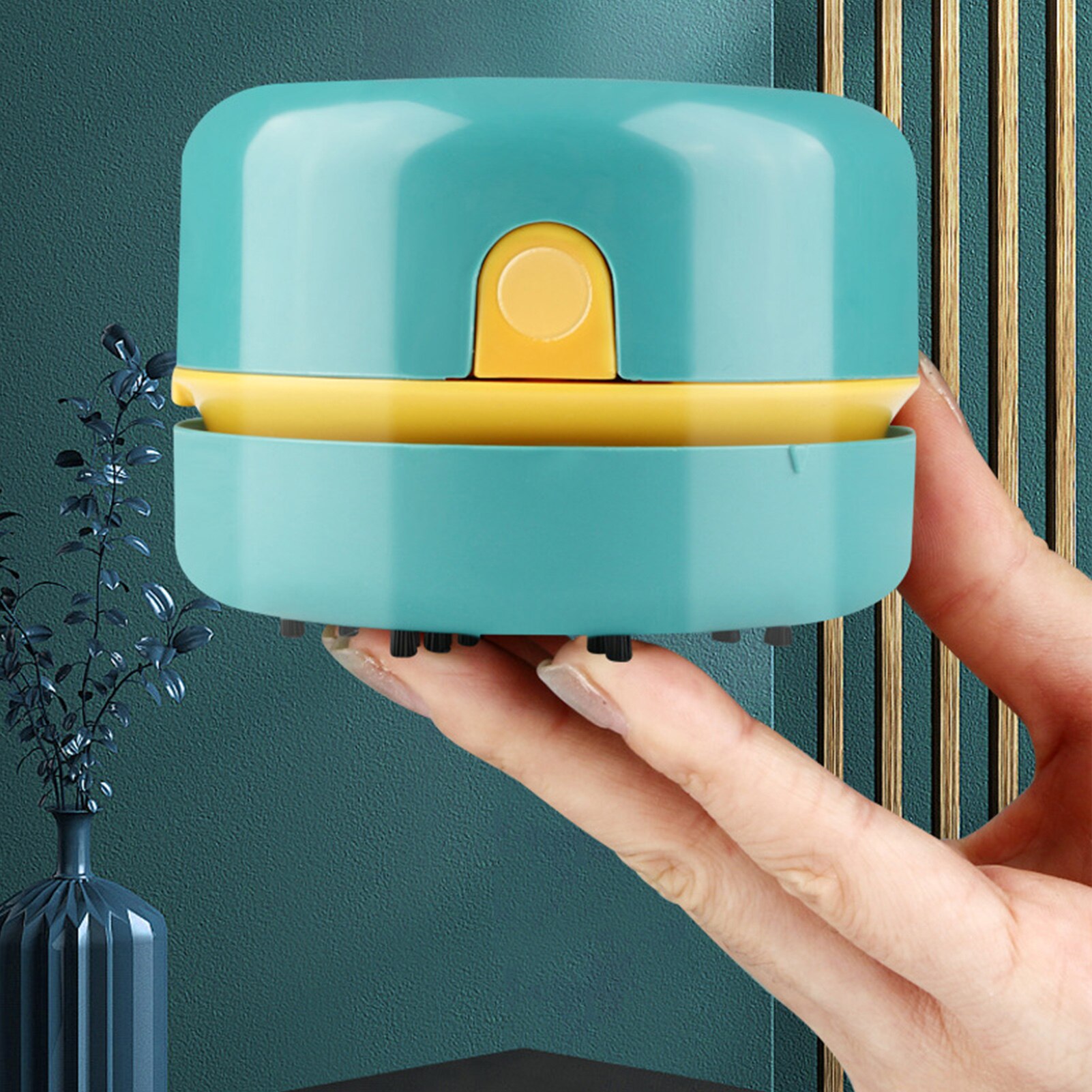 Desk Mini Vacuum Cleaner Rechargeable Cordless Desktop Vacuum Cleaner 360ºRotation Handheld Desktop Vacuum Desk Crumb Sweeper