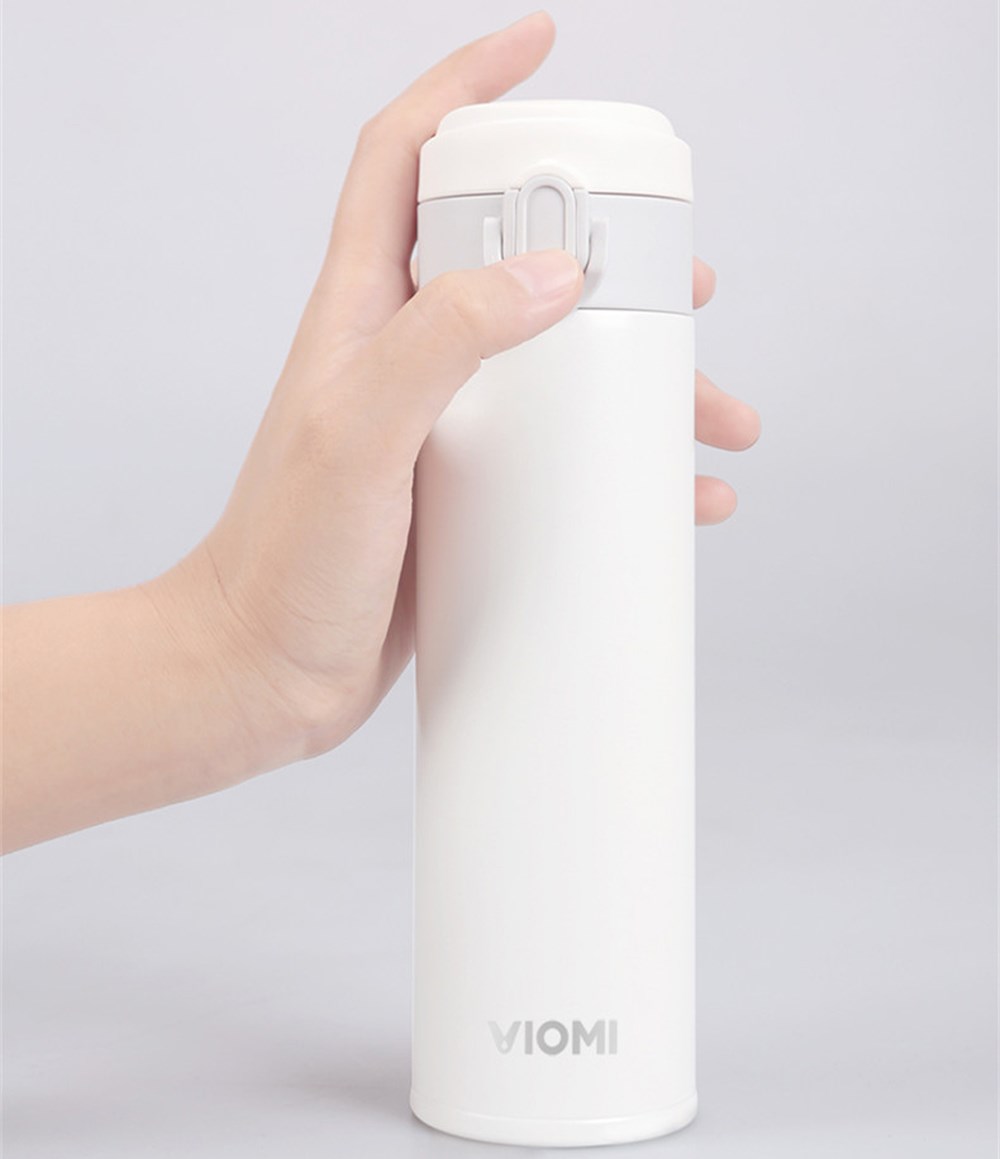 Termo Original Xiaomi Mijia VIOMI termos de acero inoxidable vacío 24 horas frasco de agua termo inteligente de una sola mano