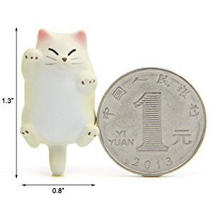 6 Pack Cat Refrigerator Magnets Office Magnet, Funny Kitten Kitchen Toy Decor Fridge Cat Ornament, Perfect for Whiteboard