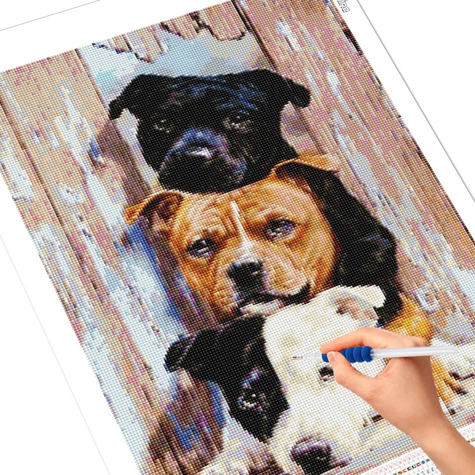 Kit Peinture Diamant 5D SanZez - Toile 40x50 Cm à Compléter Avec Strass - Art Mural DIY, Décoration Maison, Activité Créative - 10